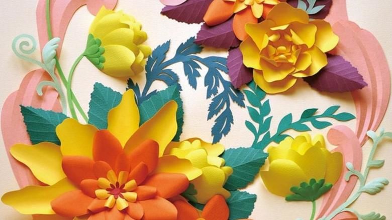 Аппликация цветы из цветной бумаги: виды аппликаций и самые необычные варианты оформления поделки
