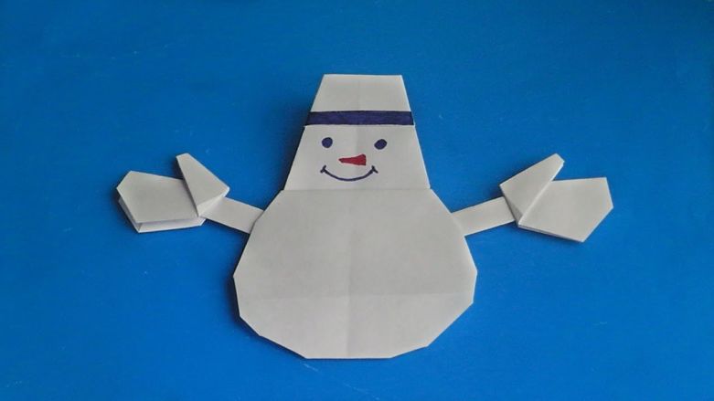 Снеговик из бумаги своими руками: 60+ пошаговых мастер классов, а также шаблоны и схемы поделок