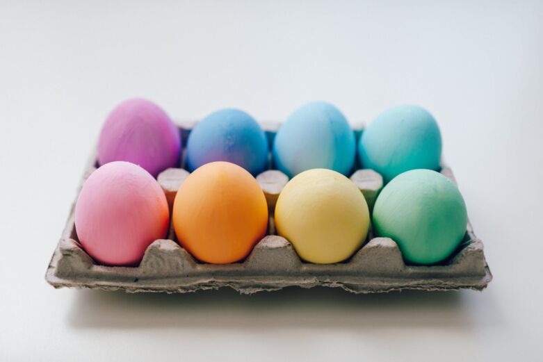 Пасхальные яйца натуральными красителями